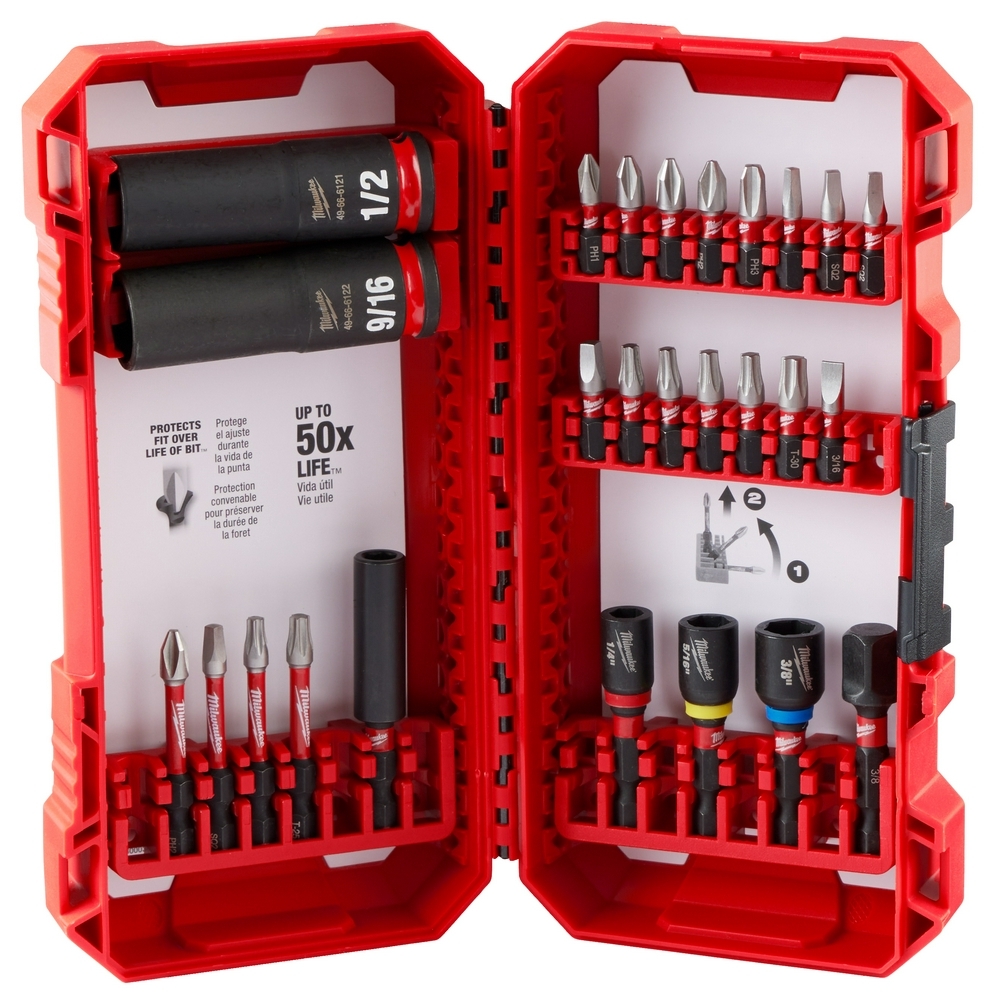 48-32-4408 Shockwave Impact Duty Drive and Fasten Set, 1/4 in, Steel