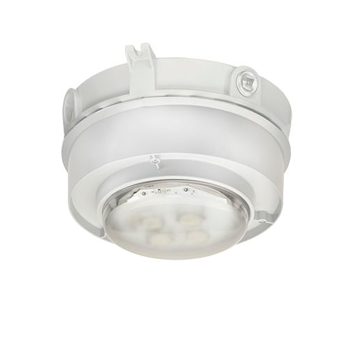 IMLLEDS44P5BU Cylindrical Low Profile Ordinary Location Lighting With NEMA Type V Globe, (70) Lamp, 150 W Fixture, 120 to 277 V AC, Baked Gray Epoxy Powder Coated Housing