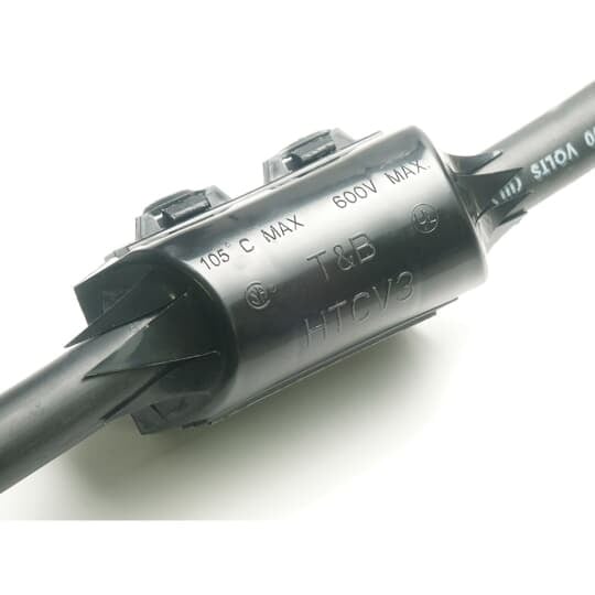 HTCV1 Color-Keyed Soft H-Tap Insulating Cover, For Use With 54705, 54710, 54715 H-Tap and CHT81410 C-Tap, Polypropylene, Gray