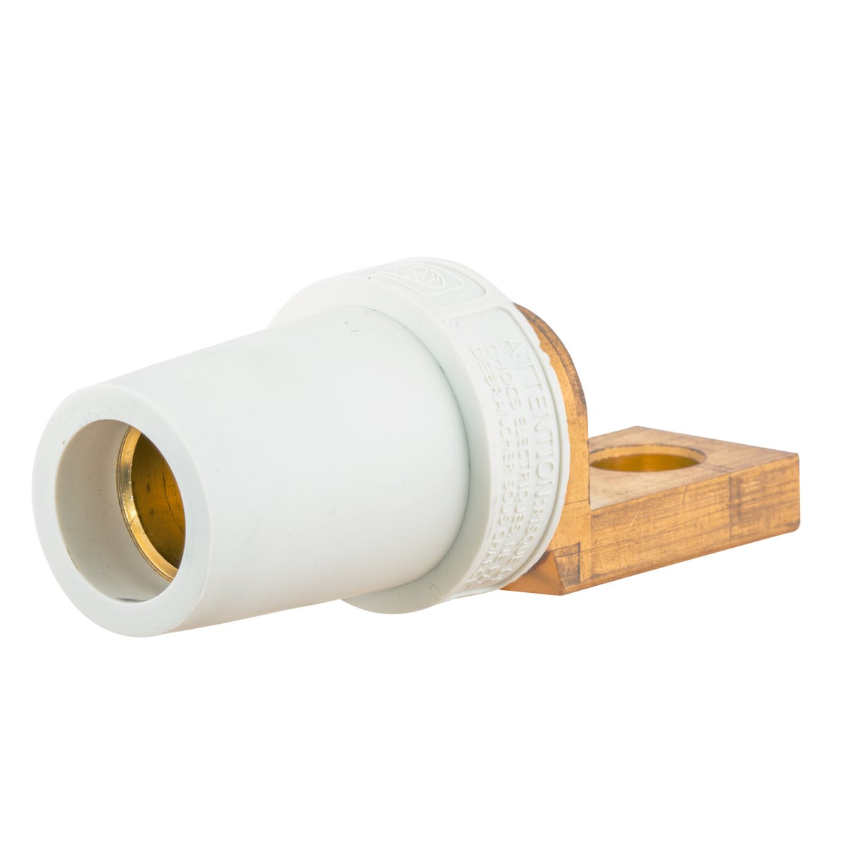 HBLFOSW 16 Series Female Offset Stud Standard Straight Single Pole Receptacle, 600 V AC/250 V DC, 300/400 A, 4 to 4/0 AWG Wire, Screw Connection, NEMA 3R/4X/12 NEMA Rating