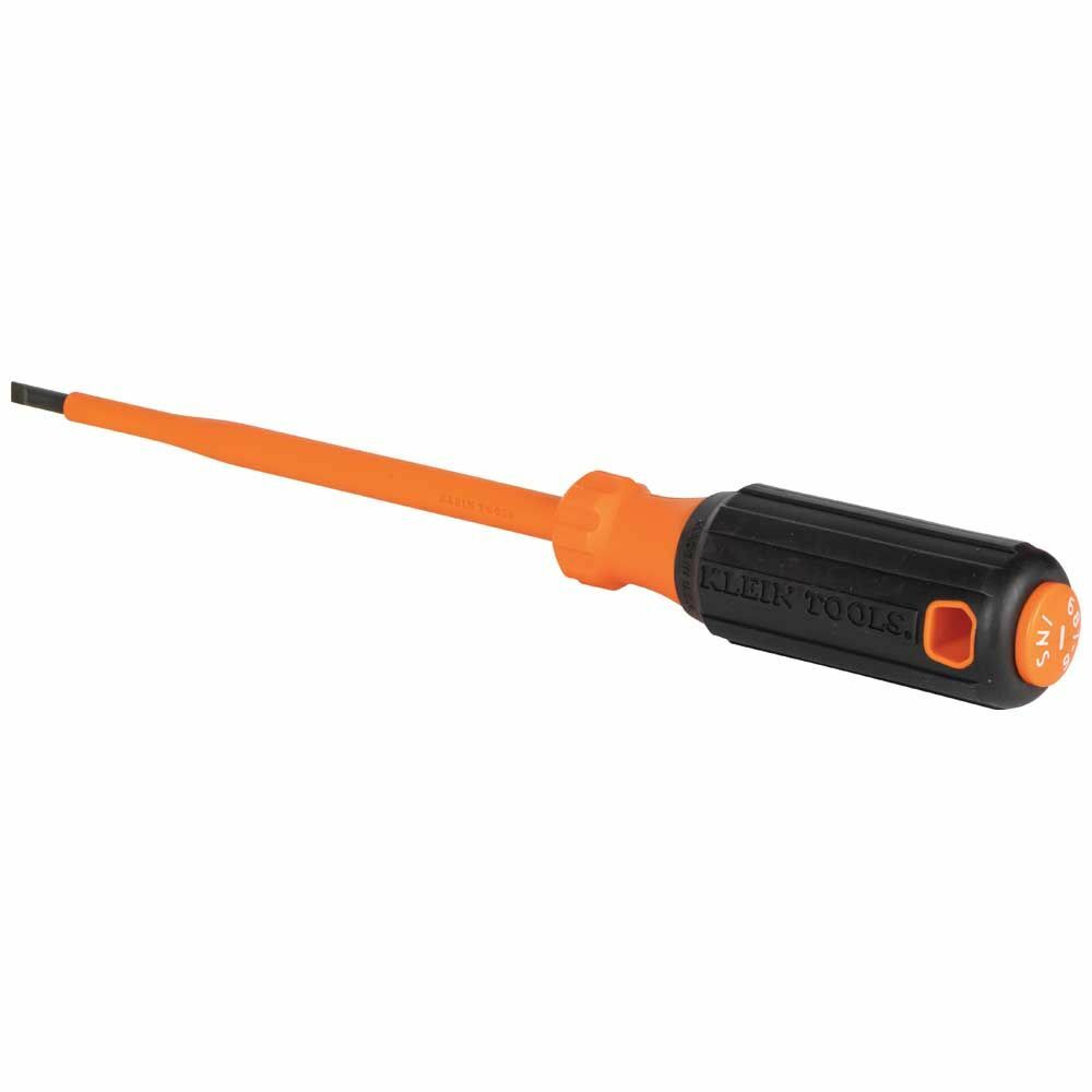 6816INS Driver, 3/16 in Point Cabinet Point, 10.32 in OAL, Plastic Handle