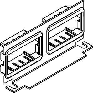 CILT-2-RT Communication Bracket, For Use With RFB4-CI-1 Series Multi-Service Cast Iron Floor Box, Steel