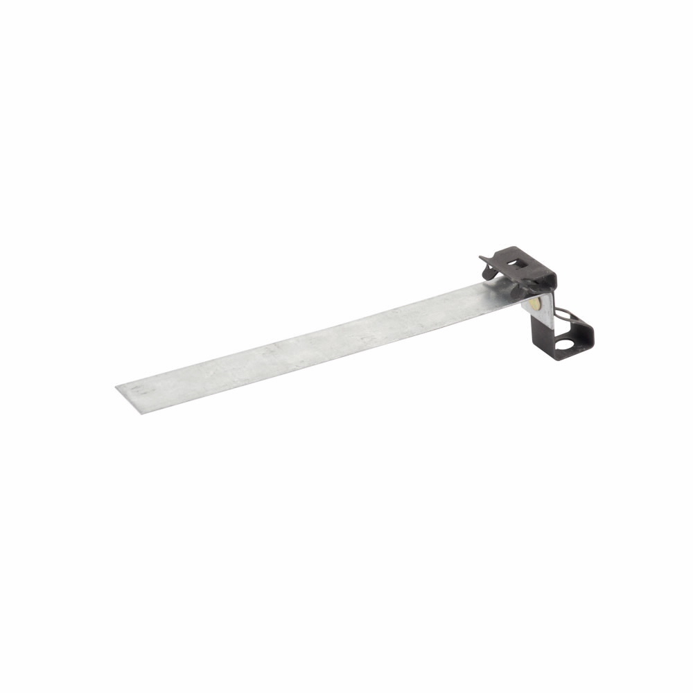 BH4-E-2-4 1-Piece Rod to Beam Hanger With Thread Impression, 1/8 to 1/4 in THK, 160 lb Load, Steel, Zinc Phosphate
