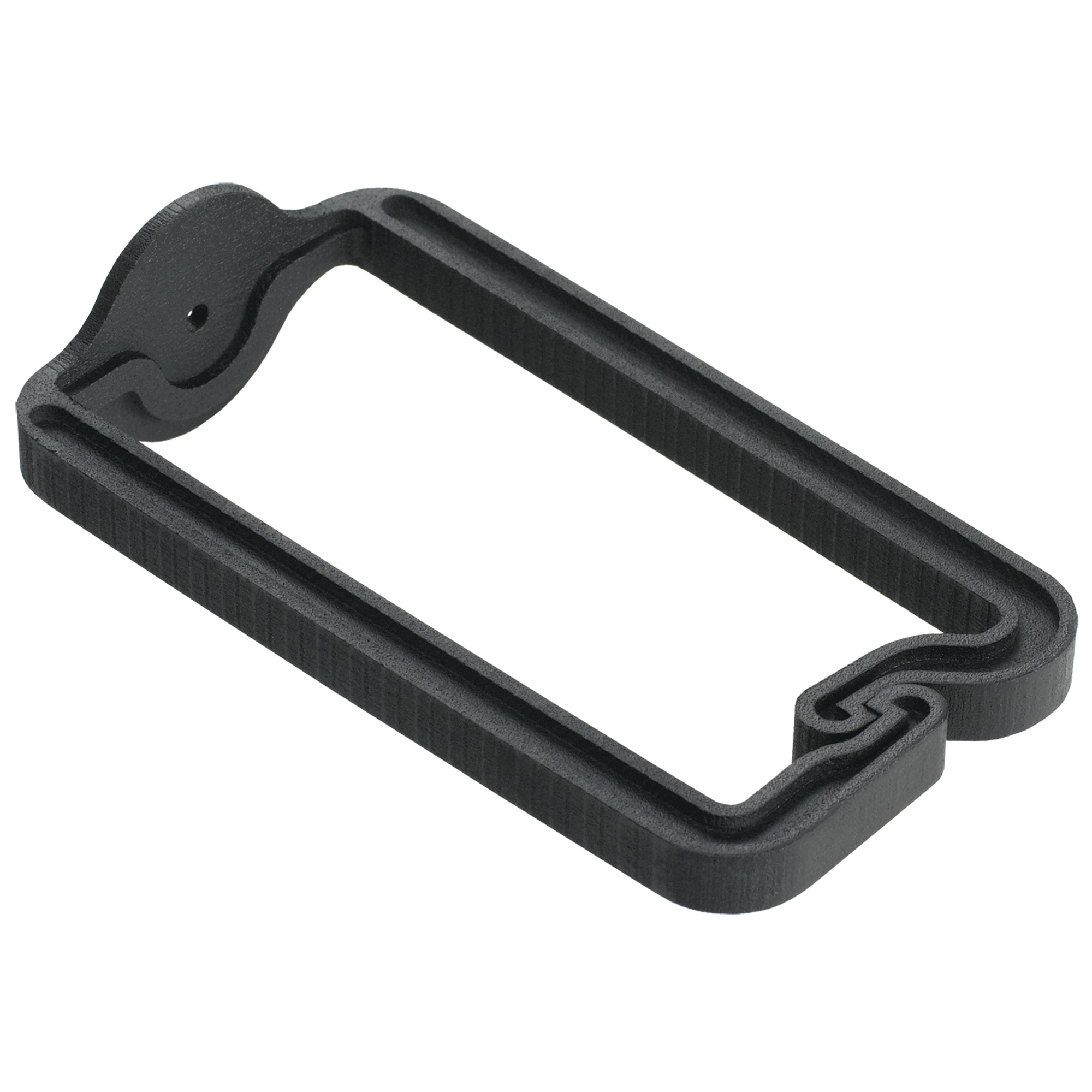 ECM6DR10 DACCY D-Ring Cable Manager, 3 in H x 5.33 in W, Plastic, Black
