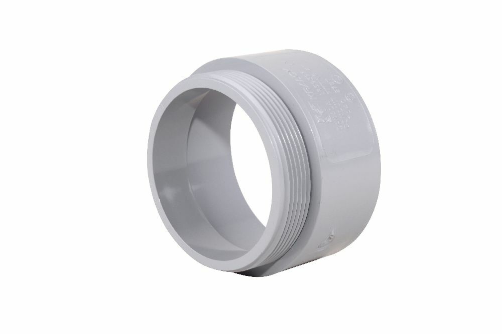 078093 Terminal Adapter, 4 in, PVC