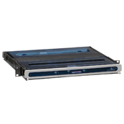 5R1UH-S03 2000i SDX Empty Distribution and Splice Enclosure, 1 to 3 Trays, 1U Rack, Black, Santoprene/Steel