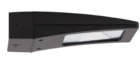 WPLED10N/PCS Standard Wallpack With 120 VAC Swivel Photocell, LED Lamp, 12 W Fixture, 120/208/240/277 VAC, Bronze Housing