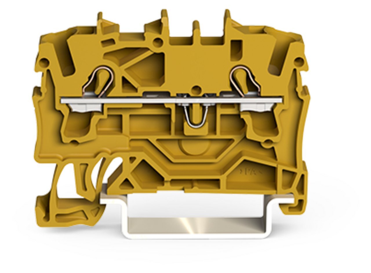 2002-1206 Operating Tool Conductor Terminal Block, 800 V, 24 A, 22 to 12 AWG Wire, 1 Poles, DIN Rail Mount