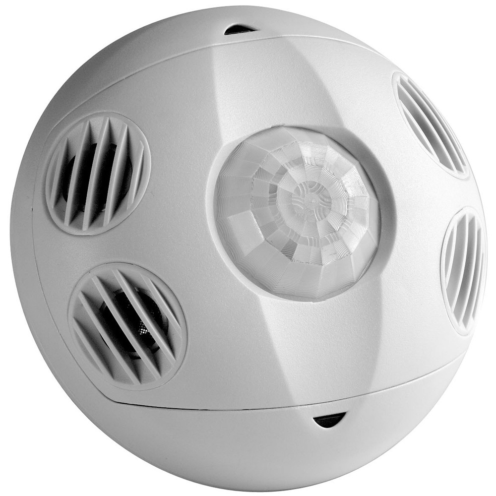 OSC20-M0W Low Voltage Occupancy Sensor, 24 V DC, PIR/Ultrasonic Sensor, 2000 sq-ft Coverage, 360 deg Viewing