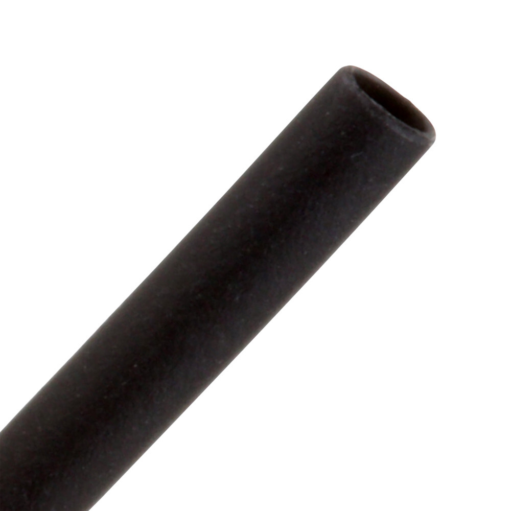 7100025179 Thin Wall Heat Shrink Tube, 1 in ID Expanded, 1 in ID Recovered, 100 ft L, Polyolefin, Black