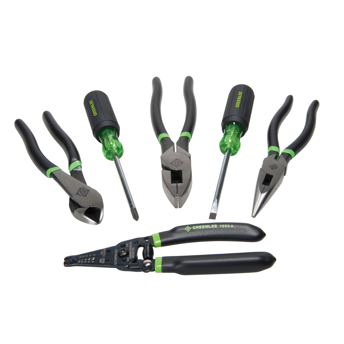 0159-36 Apprentice Tool Set, 6 Pieces, Chrome Vanadium Steel, ANSI/ASME Specified