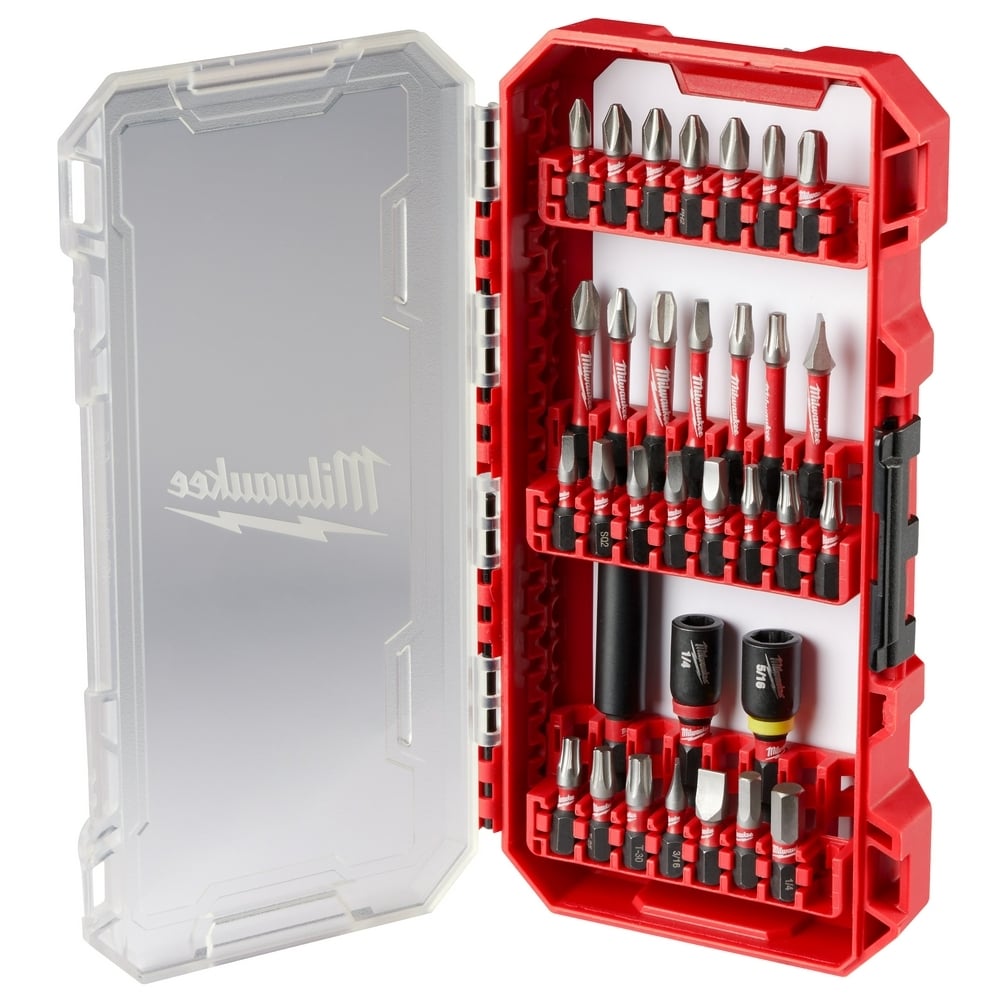 48-32-4004 Shockwave Impact Duty Impact Driver Bit Set, 1/4 in, Steel