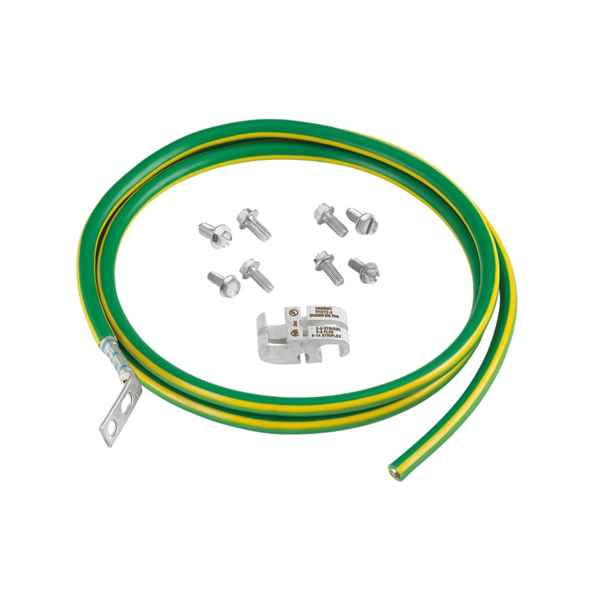 RGCBNJ660P22 StructuredGround Equipment Bonding Jumper Kit, Copper