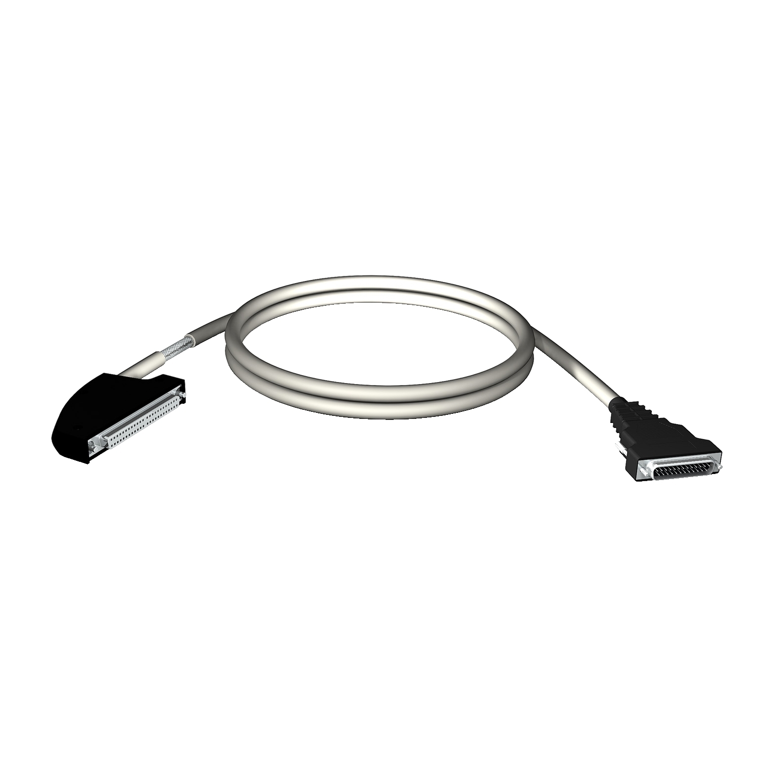 BMXFCA152 Preformed Cord Set, 1.5 m L Cable, For Use With Modicon M340 Automation Platform, X80 I/O Platform ABE7CPA412 Connection Sub-Base and BMXART0414/BMXART0814 Analog Input Module