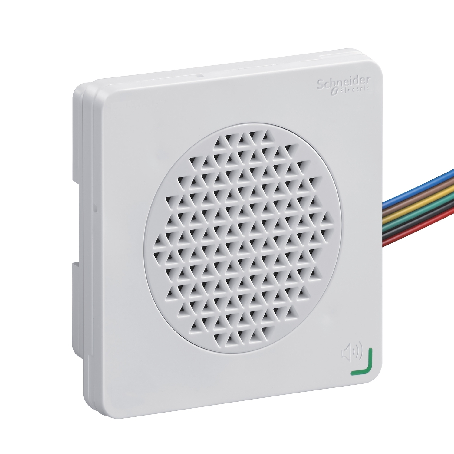 XVSV9BWN XVSV Editable Voice Alarm, 12 to 24 V DC, 160 mA, 0 to 97 dB Sound, Versatile Mounting, White