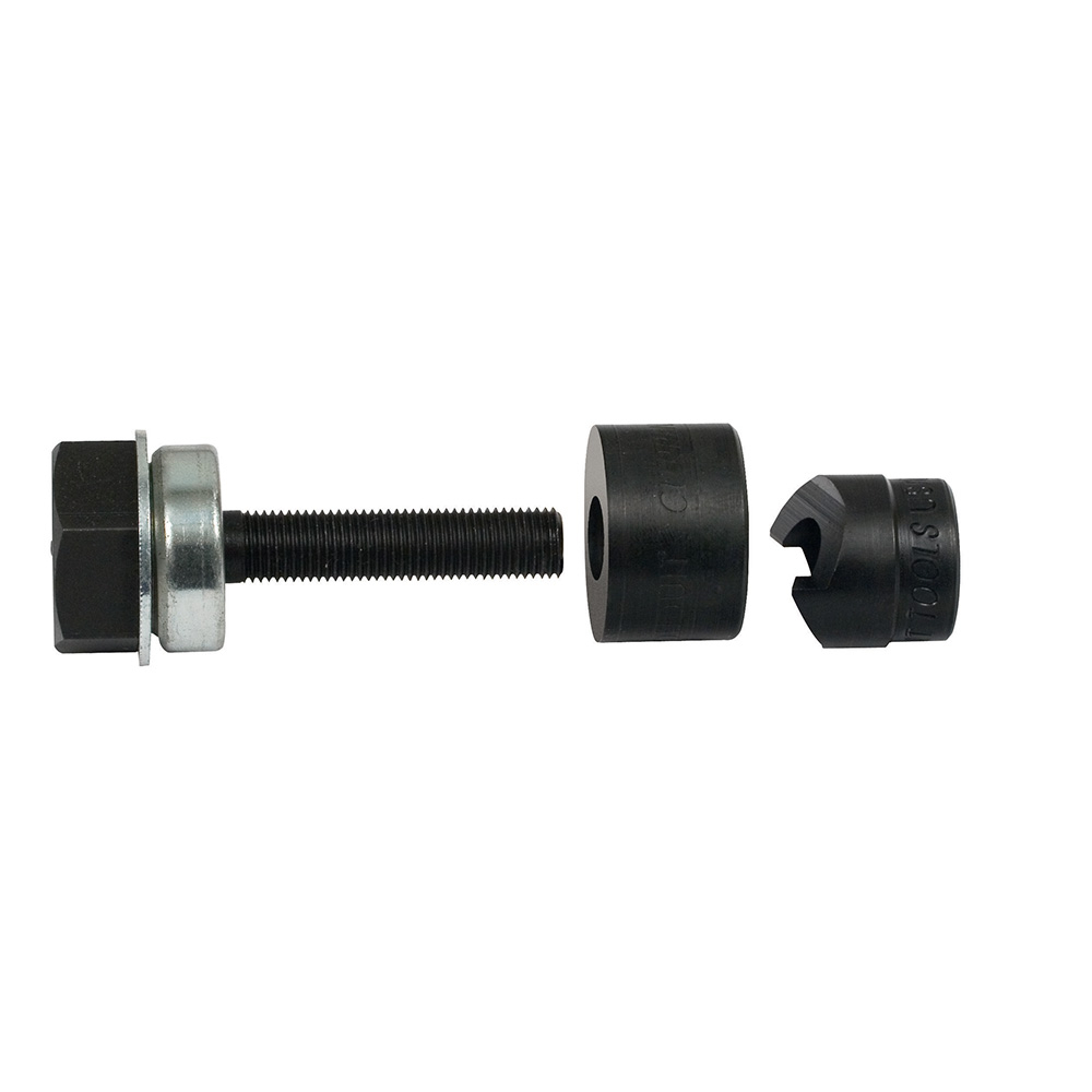 53728SEN Knockout Punch Set, 10 ga Capacity, For Use With Knockout Punches, 1/2 in Conduit/Pipe, Steel