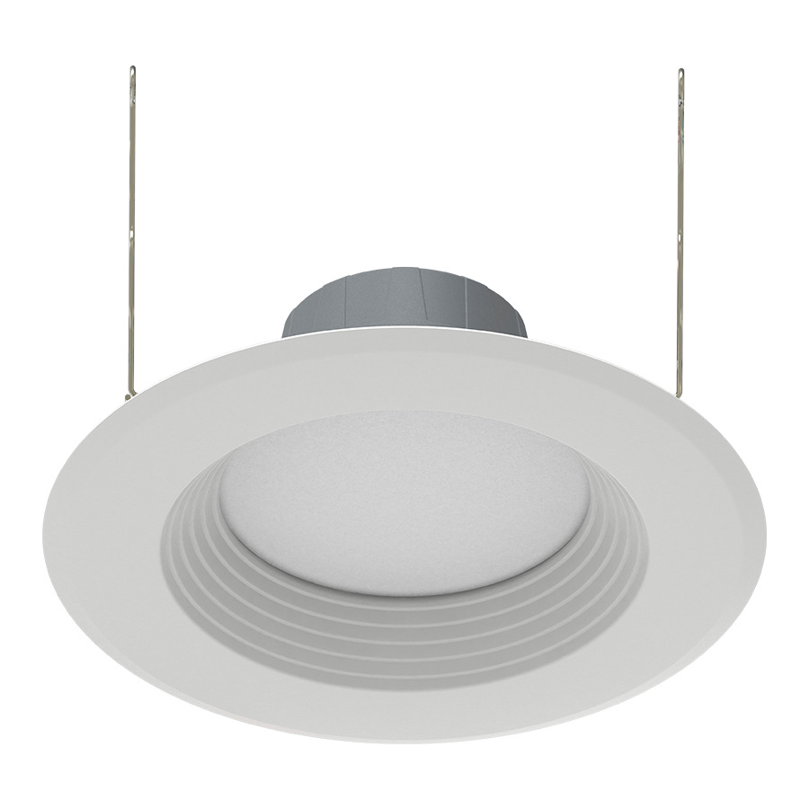 R6R8950120WB R6R Retrofit Downlight Lighting Fixture, LED Lamp, 120 V, Metal Housing