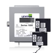 1K240-4W VerifEye 1000 1-Phase 3-Wire Surface Mount Split Meter Kit, 120/240 V AC, 400 A, LCD Display, Isolated Pulse Output Communication