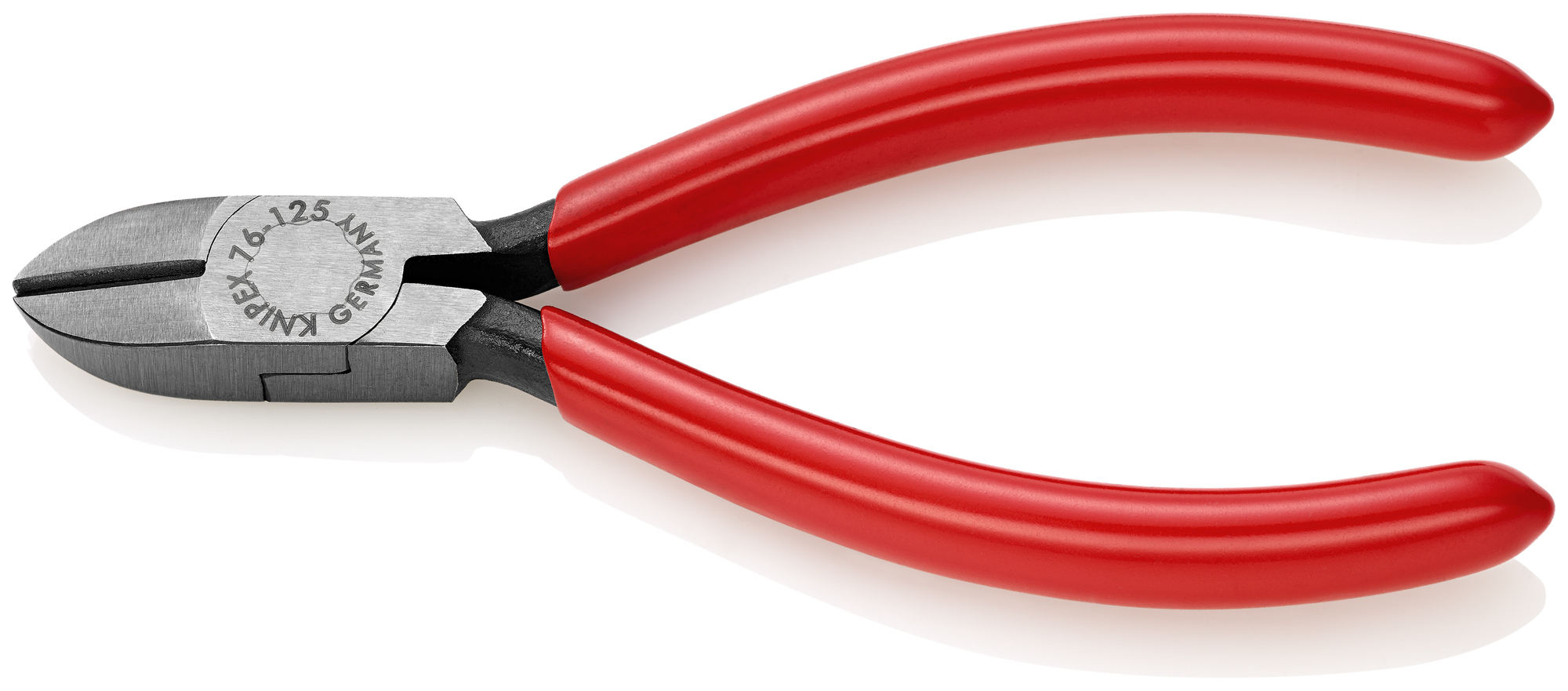 Diagonal Cutters, 5 in., Plastic Coating, Bevel Cut