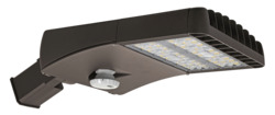 AREAFLD1A/110UNVD840/T3/BZ/60037 UltraLED Type III Distribution Area Light, 110 W Fixture, 120 to 277 VAC, Bronze Painted Housing