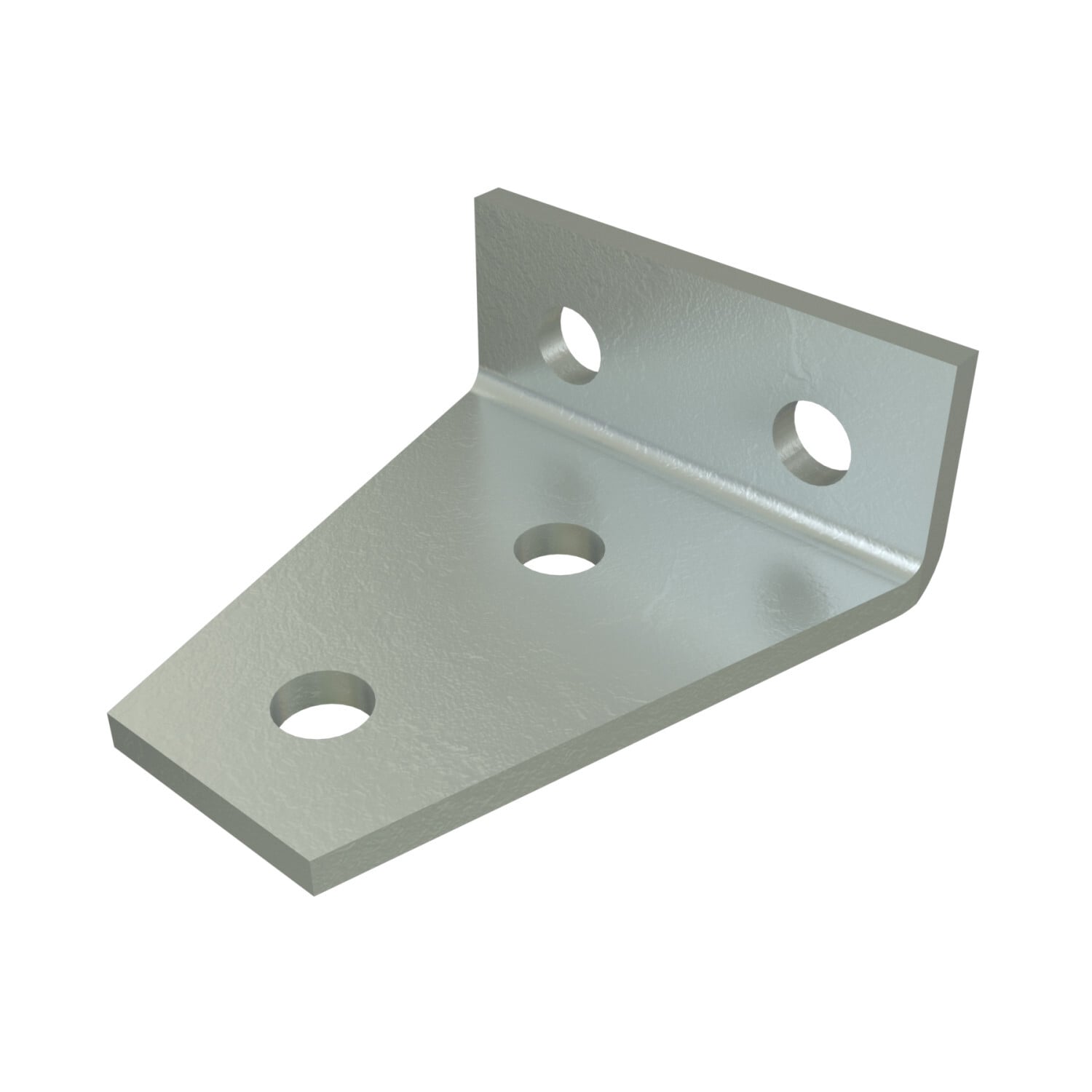 P1359-HG 90 deg Angle Fitting, 4 Holes, 1-5/8 in W x 1/4 in THK, HRPO Steel