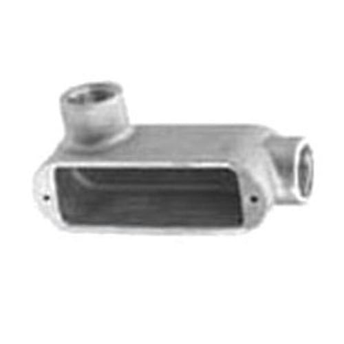 LL59 Unilets Type LL Conduit Outlet Body, 1-1/2 in Hub, Form 9, 39.8 cu-in, Copper Free Aluminum, Natural