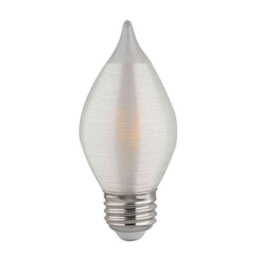 S23413 Dimmable LED Candle Light Bulb, 4 W, 40 W Incandescent Equivalent, E26 Lamp, C15 Shape, 300 Lumens