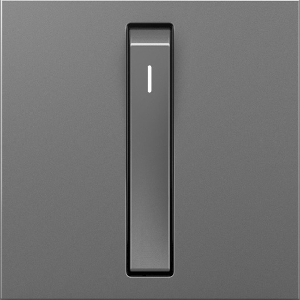 ASWR1532M4 Adorne Whisper 3-Way 2-Module Lighting Control Switch, 120 V AC, 15 A, 1 Pole, Magnesium