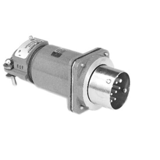 SKWP10G Russellstoll Multi-Pin Watertight Style SKWP Male Plug With Screw Cap, 600 VAC/250 VDC, 20 A, 9 Poles, 10 Wires