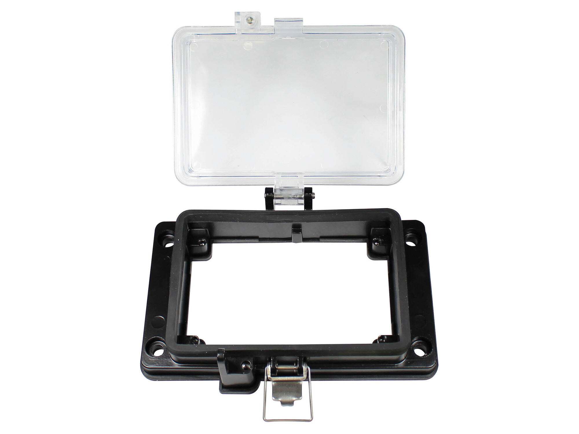 H-X-M2 H Series Din Housing With No Inserts, 48 Position, Black