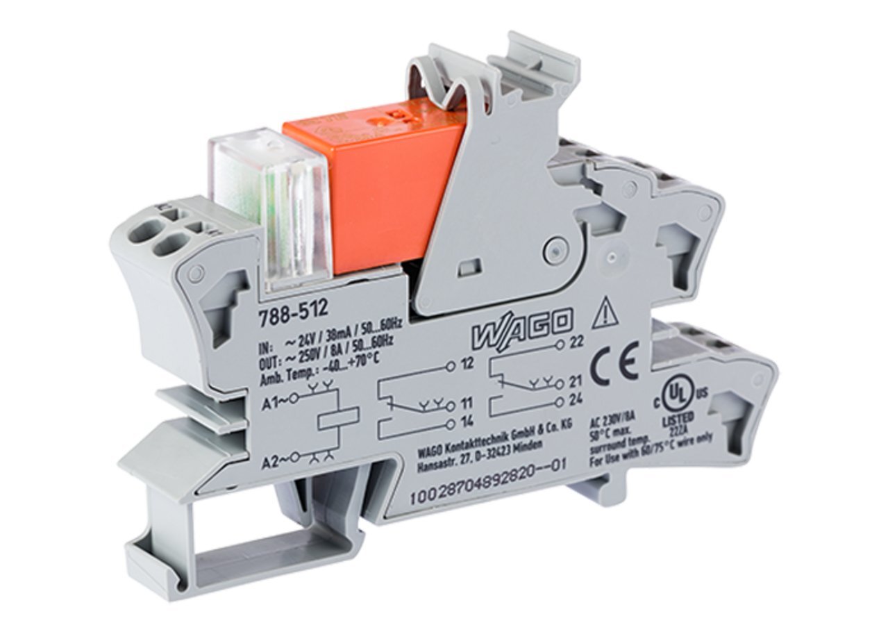 788-512 Relay Module, 24 V AC, 8 A