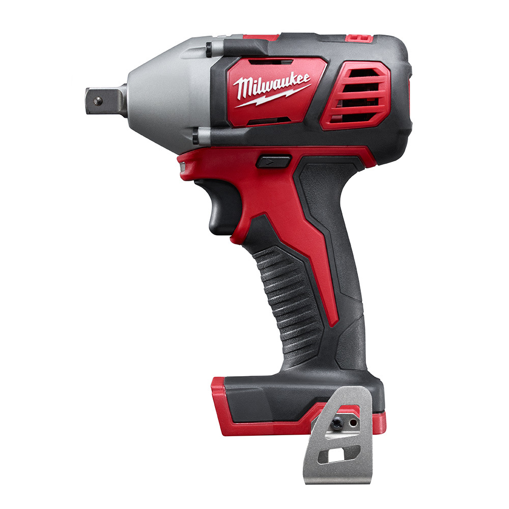 2659-20 M18 Compact Cordless Impact Wrench With Pin Detent, 1/2 in Straight Drive, 3350 bpm, 183 ft-lb Torque, 18 V DC, 6 in OAL