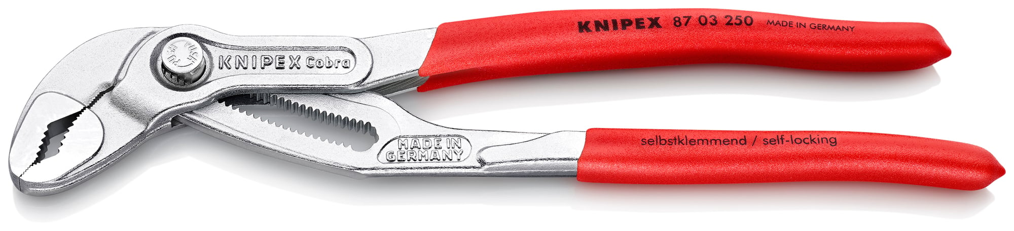 Cobra Water Pump Pliers, 10 in., Plastic Coating