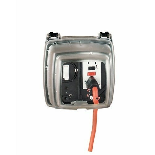 WP1150C Heavy Duty Non-Metallic Weatherproof While-In-Use Cover, 136.5 mm L x 88.9 mm W x 4-3/4 in D, Receptacle Cover, Polycarbonate