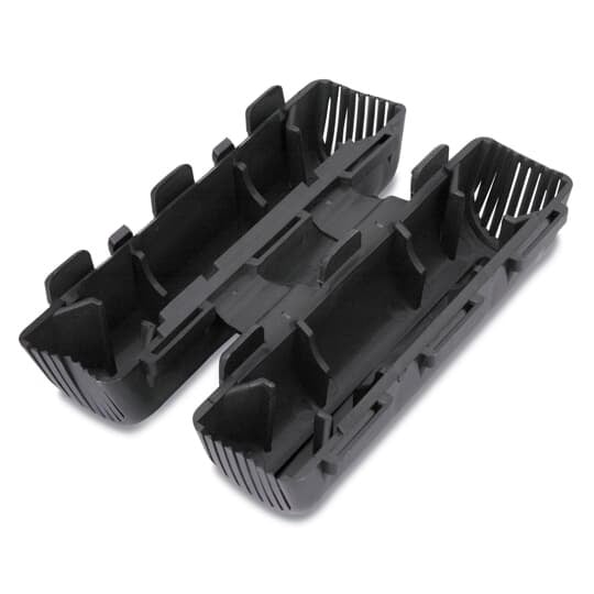 HT40C Color-Keyed Soft H-Tap Insulating Cover, 6 to 4/0 AWG Conductor, For Use With 63140 and 63148 H-Tap, Polypropylene, Black