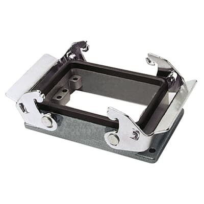 PB316A Pos-E-Kon A Series 1-Lever Locking Panel Base, Rear, Panel Mount, Die Cast Aluminum
