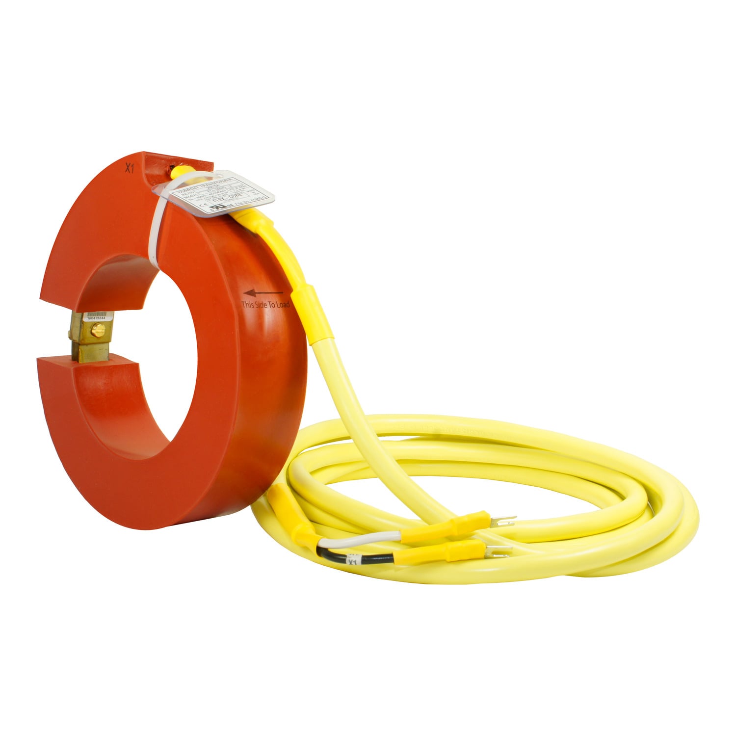 AccuSine PCSPCTFCL120056 Round Split Core Current Transformer, 1200:5 Current Ratio, 1200 A Primary, 5 A Secondary, <720 V AC, 50 to 400 Hz