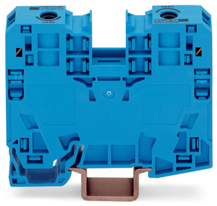 285-134 285 2-Conductor Terminal Block, 1 kV, 125 A, 8 to 2 AWG Wire, DIN Rail Mounting