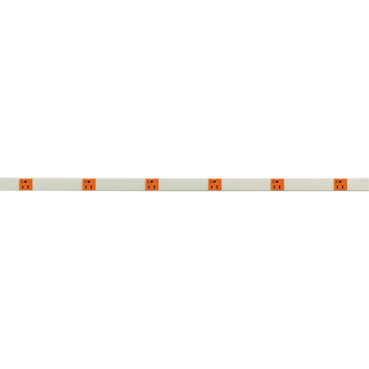 HBL20IG306IV 1-Phase Fully Insulated Isolated Ground Pre-Wired Standard Metallic Raceway, 3 ft L x 1-1/2 in W x 1 in H, Steel