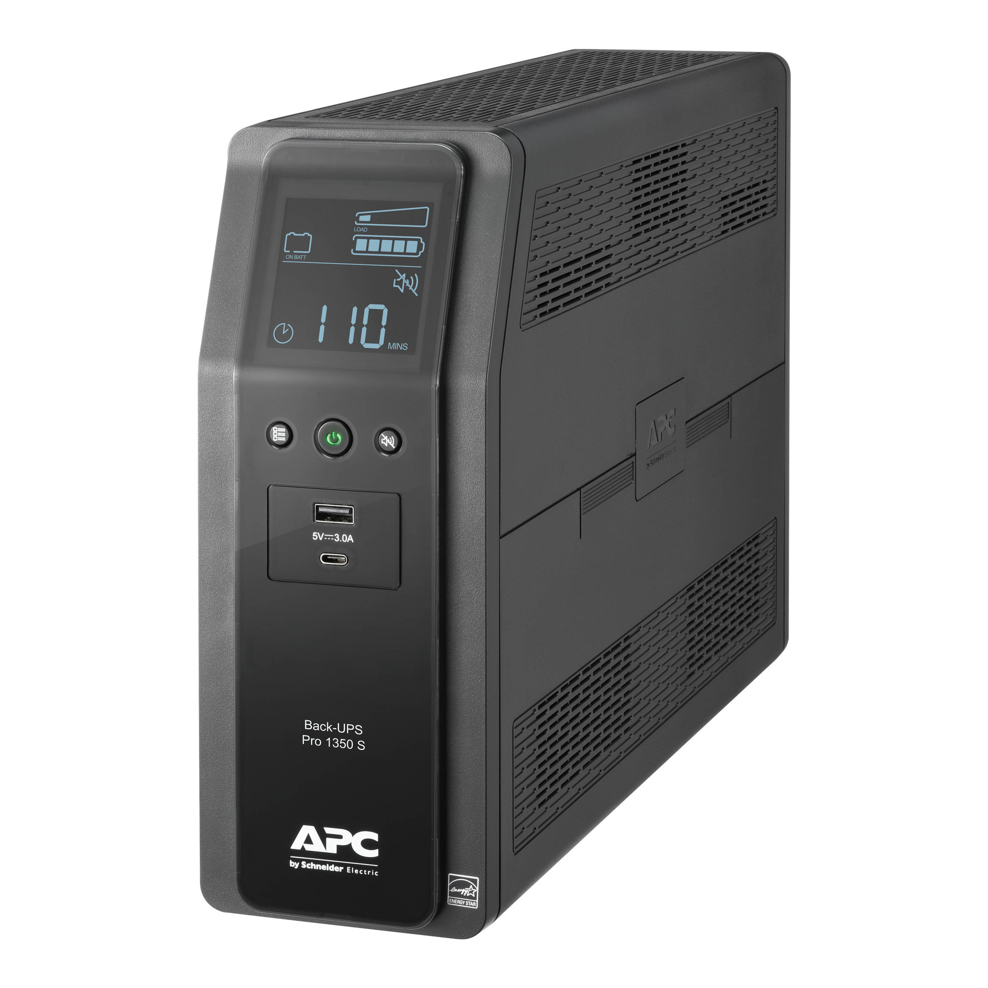 BR1350MS Back-UPS, 120 V Input, 810 W Power Rating, (10) Outlets