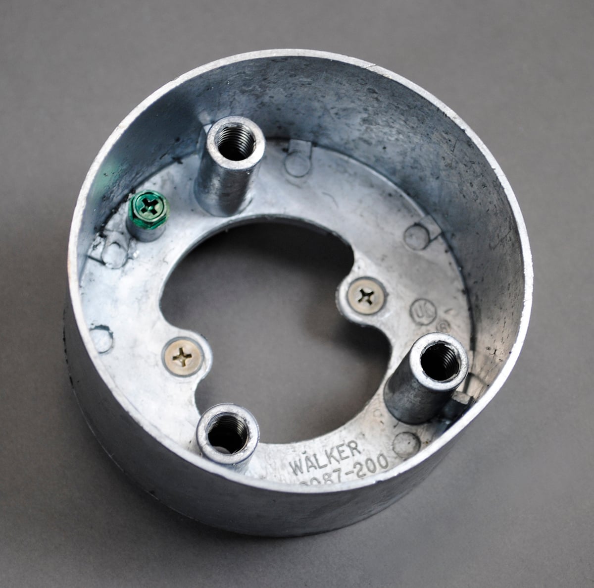 437-23/8 Attaching Ring, 2-3/8 in D, Die Cast Steel