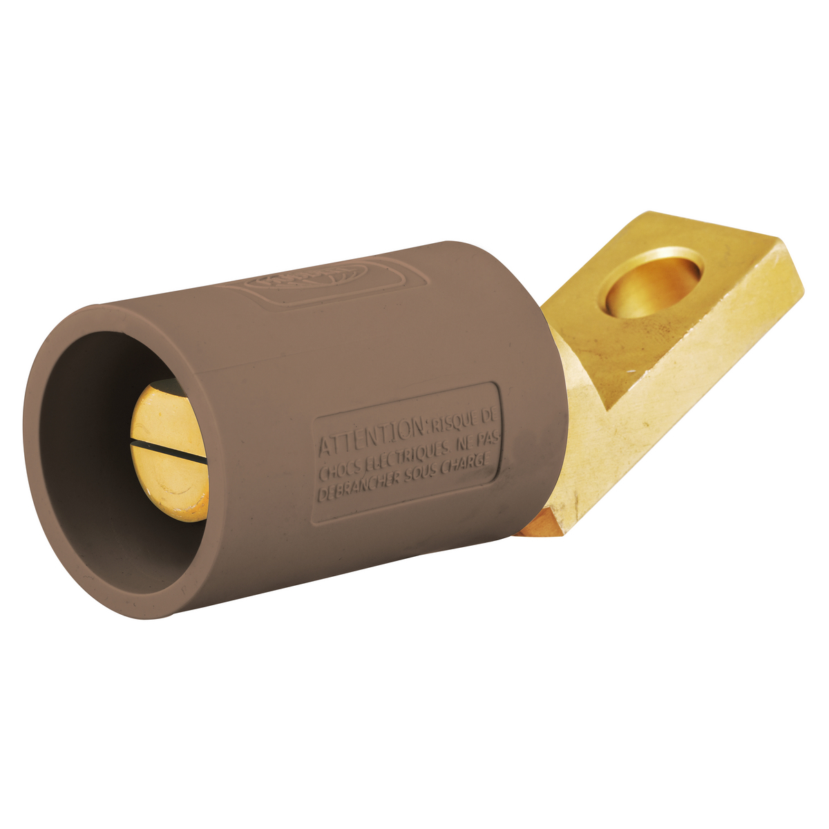 HBLMOABN 16 Series Angled Male Offset Stud Standard Straight Single Pole Receptacle, 300/400 A, 4 to 4/0 AWG Wire, Screw Connection, NEMA 3R/4X/12 NEMA Rating