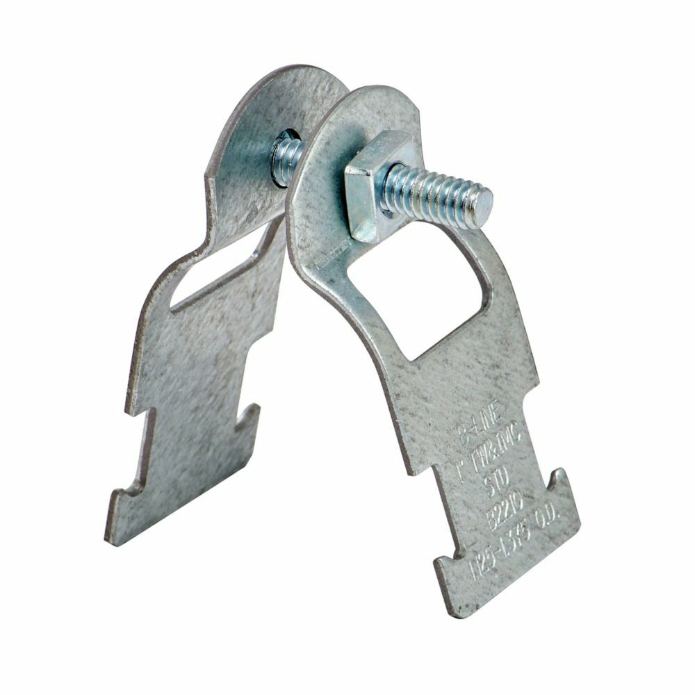 B220ZN Type X Channel End Cap, For Use With B52 Series Channel, Low Carbon Steel, Zinc Plated