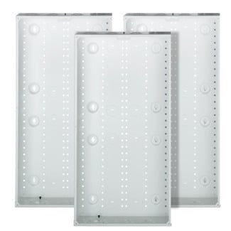 47605-28G Media Enclosure, For Use With Structured Media Center, (12) Modules Enclosure, Surface Mount, Steel