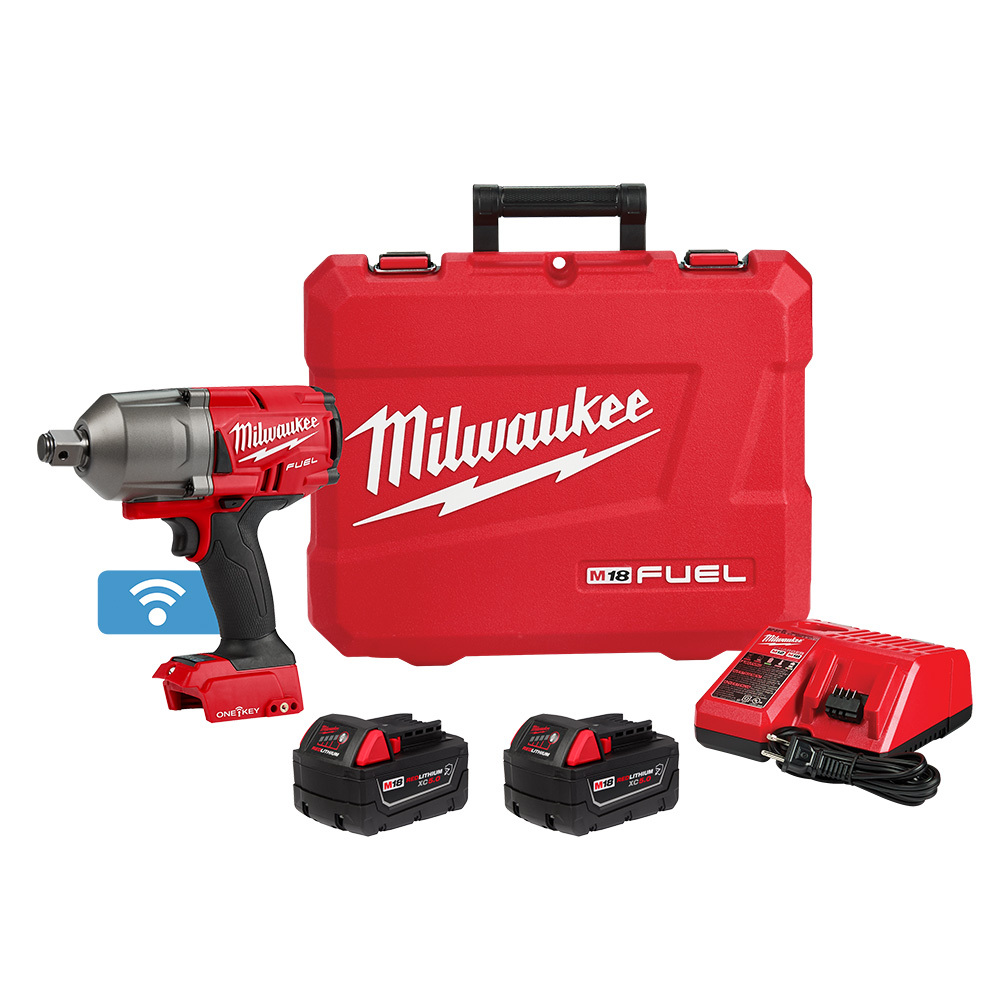 2864-22R M18 High Torque Wrench, 3/4 in Drive Square Drive, 1500 ft/lb Torque Rating, 18 V, 8.6 in OAL
