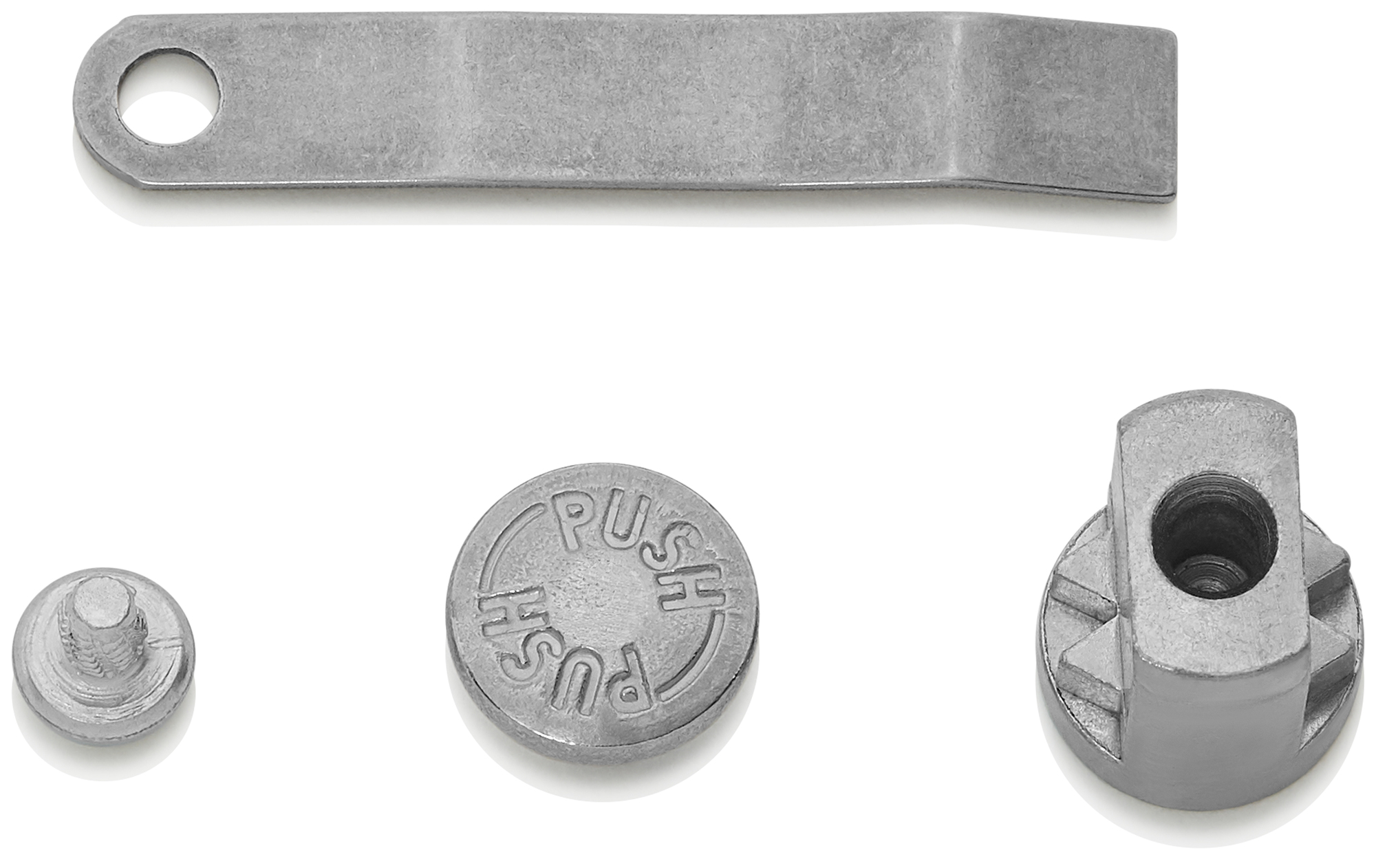 82 200 E01 Replacement Set Push Button, For Use With 82 01 200, 82 02 200, Steel