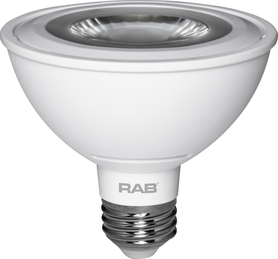 PAR30S-11-830-40D-DIM Flood and Spot Light LED Lamp, PAR30S, E26, 11W, 800 LM, 3000K, 80 CRI, 120V, Dimmable