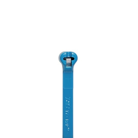 TY23M-6 Ty-Rap Standard High Performance Cable Tie, 3.62 in L x 0.09 in W x 0.03 in THK, Nylon/Polyamide 6.6, Blue