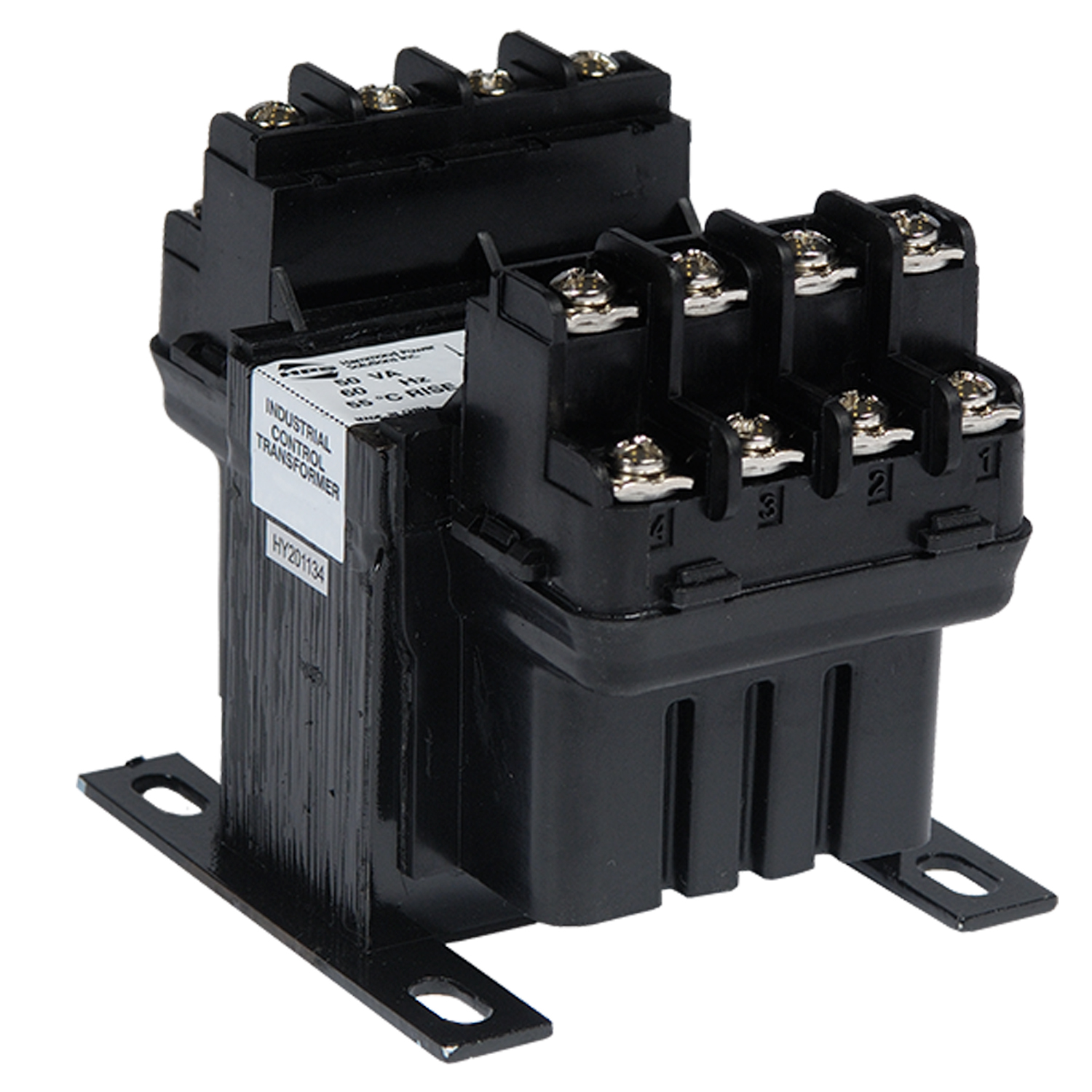 PH75AR Imperator Industrial Molded Open Style Control Transformer, 600 V AC Primary, 12/24 VAC Secondary, 75 VA Power Rating, 60 Hz, 1 Phase