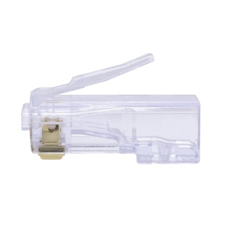 100029C Platinum Tools EXO Crimp Frame Unshielded Connector, ezEX-RJ45 Connector, 23 to 22 AWG Solid/Stranded Cable, Cat 5E/6/6A